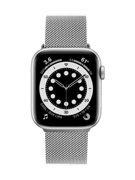Мрежеста фиксирана каишка за Apple Watch 38 40 41 мм сребриста Мрежеста фиксирана каишка за Apple Watch 38 40 41 мм сребриста