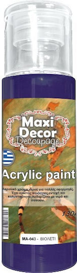 Maxi Acrylic Paint Set Βιολετί 043 130ml 1Stück
