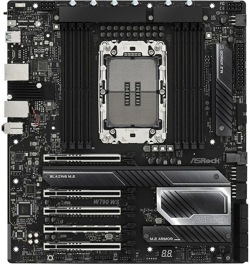 ASRock W790 Ws R2.0 Motherboard Extended ATX with Intel LGA4677 Socket