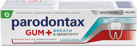 Parodontax Gum+ Breath & Sensitivity Whitening Toothpaste for Whitening 75ml