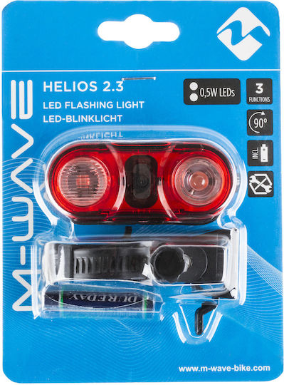 M-Wave Helios 3.2 S Οπίσθιο Φως Ποδηλάτου