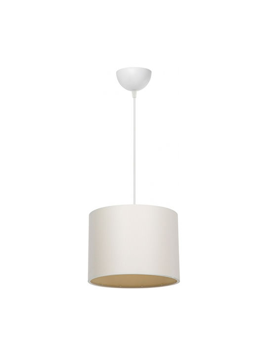 GloboStar Pendant Light Beige with Socket E27 22x22x90cm