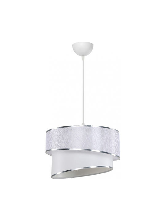 GloboStar Sonia Pendant Light White with Socket E27 30x30x90cm