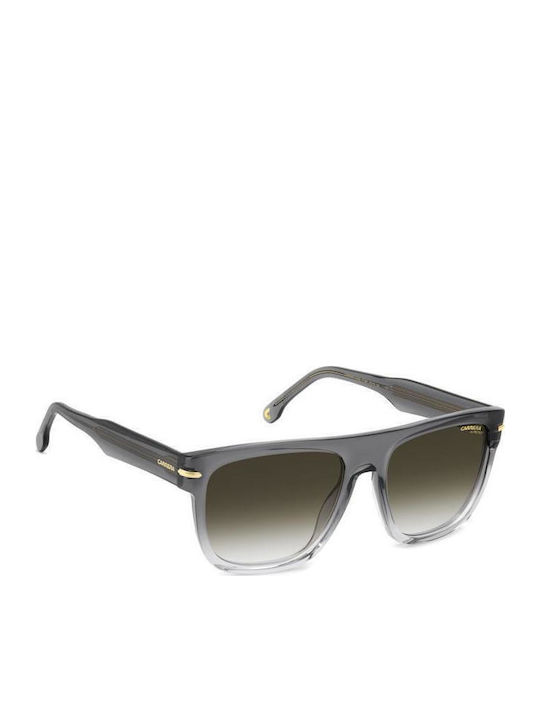 Carrera Men's Sunglasses with Gray Plastic Frame and Gray Gradient Lens 340/S FT3/9K