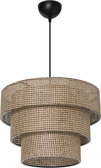 GloboStar Level Pendant Light Brown with Socket E27 38x38x95cm