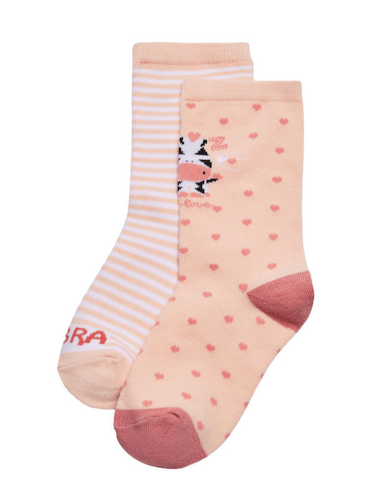 Ysabel Mora Kids' Socks Salmon 2 Pairs