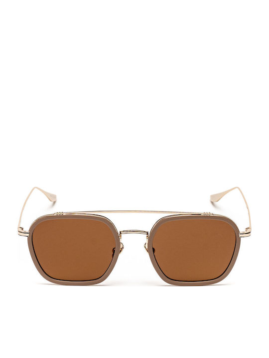 Belstaff Sunglasses Χρυσά with Metal Frame & Brown Lens Belstaff Sunglasses Χρυσά with Metal Frame & Brown Lens