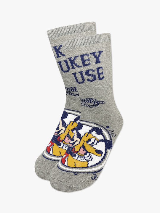 Disney Kids' Socks Non-Slip Gray