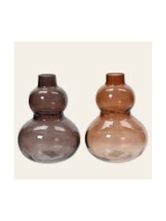 Beauty Home Decorative Vase Brown 11.5x15cm