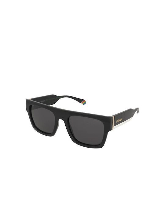 Polaroid Men's Sunglasses with Black Plastic Frame and Black Lens pld6224/s/x 807/M9