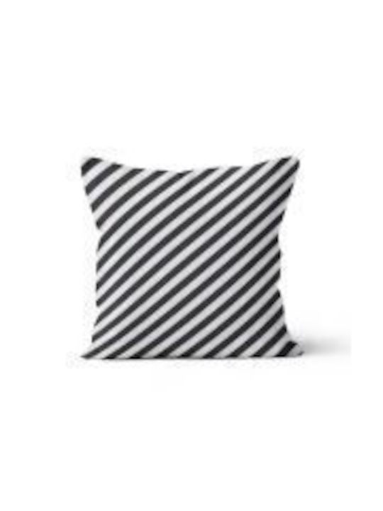 Beauty Home Sofa Cushion from 100% Cotton Black 40x40cm.