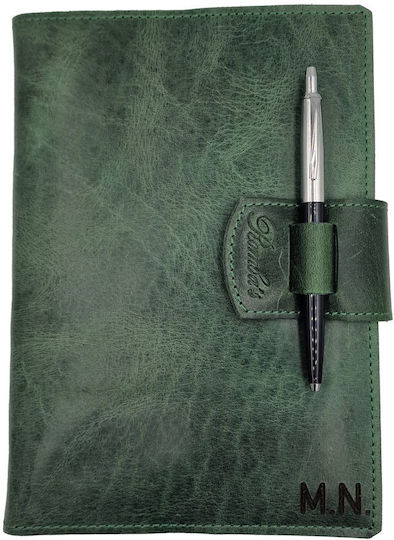 ByLeather Zilnic Agenda 2026 Verde De piele 14x22cm