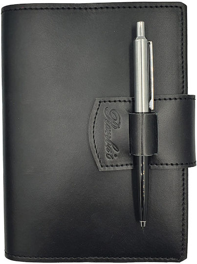 ByLeather Ημερήσια Ατζέντα 2026 Μαύρη Δερμάτινη 14x22εκ.