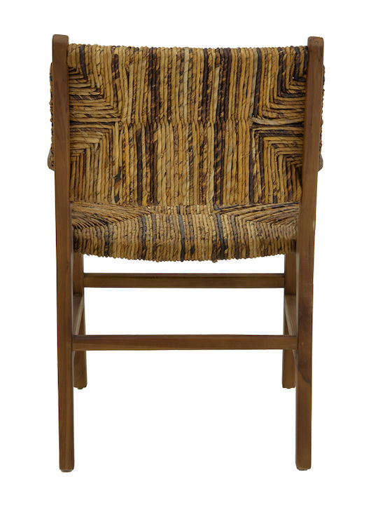Scaun de Exterior din Lemn Refane Teak Natural 55x60x85cm