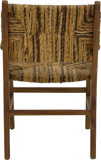 Pakketo Gartenstühle Hölzernes Refane Natur Teak 55x60x85cm