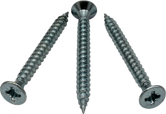 Lih Lin MDF Screw Galvanized with Diameter M4 and Length 30mm 1000pcs