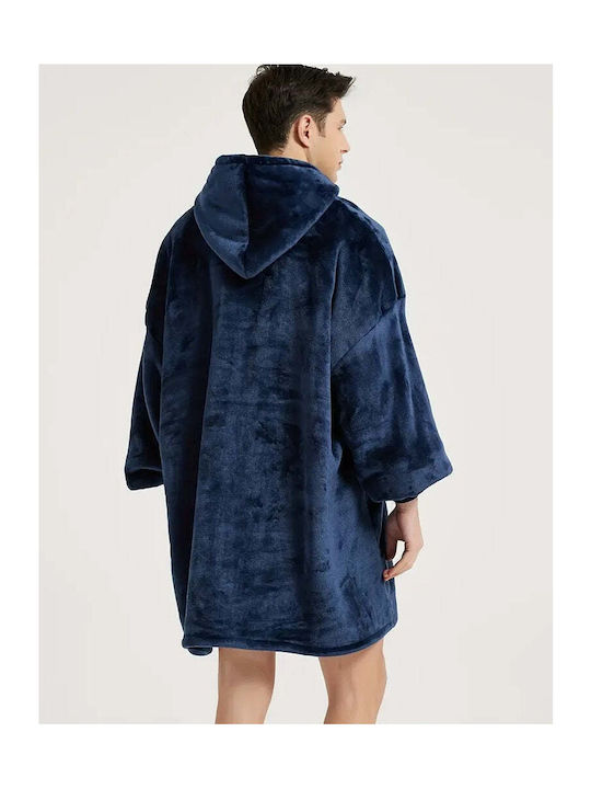Patura Huggle Hoodie Hood Soft Very Comfortable Warm One Size Blue Red Black Grey Purple