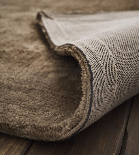 Gofis Home Heaven Teppich Rund Synthetisch,Polyester/Cotton/Leather 06 Warm Beige