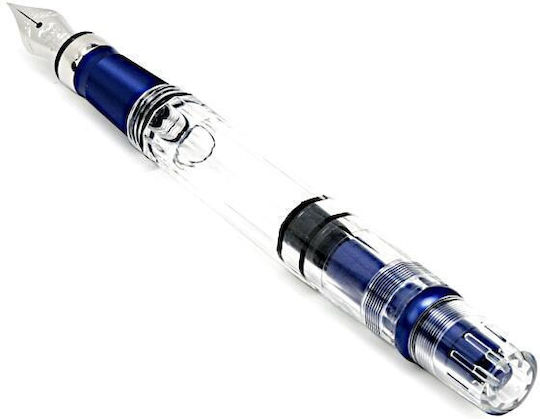 Twsbi Diamond Писалка Широчина На Линията Червена От Алуминий С Червено Мастило