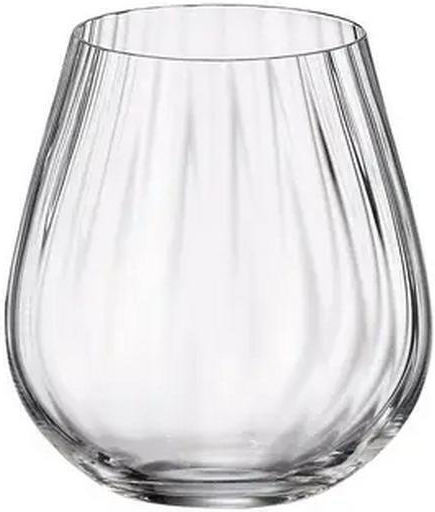 Crystal Bohemia Set of Glasses for White and Red Wine made of Crystal Stemmed 580ml 30pcs