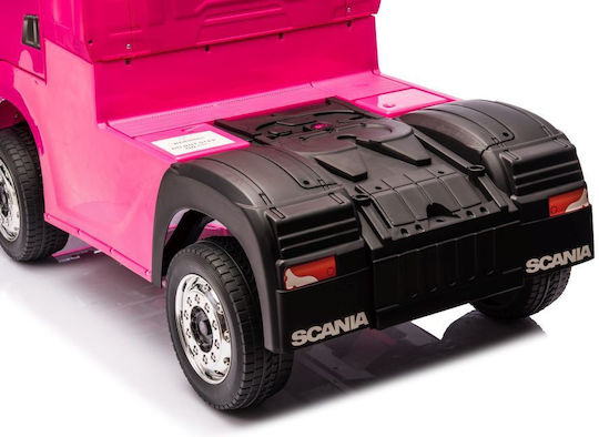 Scania 500R Φορτηγό Μονοθέσιο με Τηλεκοντρόλ Ροζ