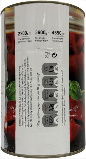 Geröstete Rote Florina Paprika Gaia 4,550 kg