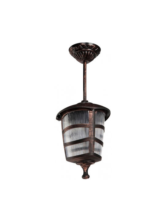 GloboStar Outdoor Hanging Ceiling Light E27 in Copper Color 203-0224