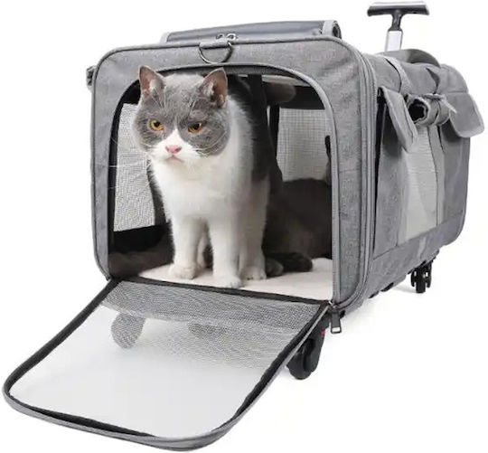 Pets Dog/Cat Carrying Pink Trolley L60xW39xH44cm