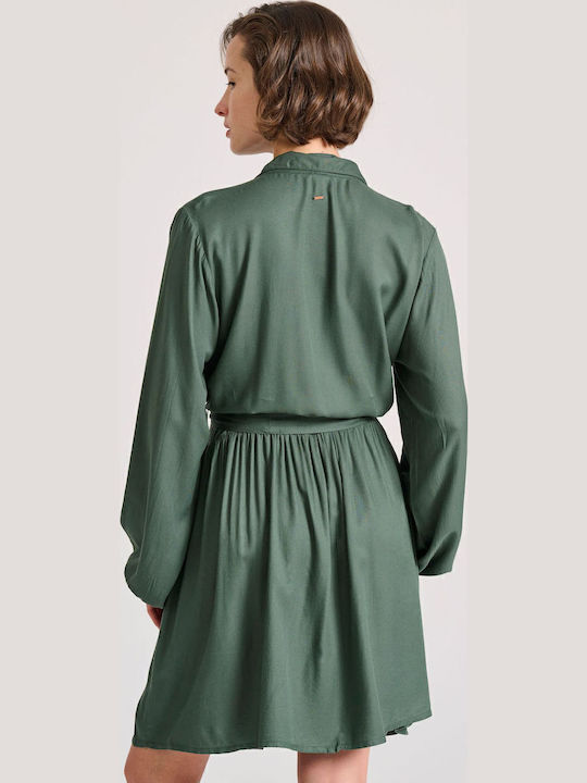 Funky Buddha Kleid Ganztägig Grün