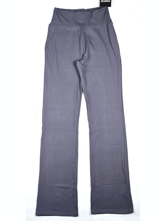 Magnetic North Women's Fabric Trousers Flare Gray