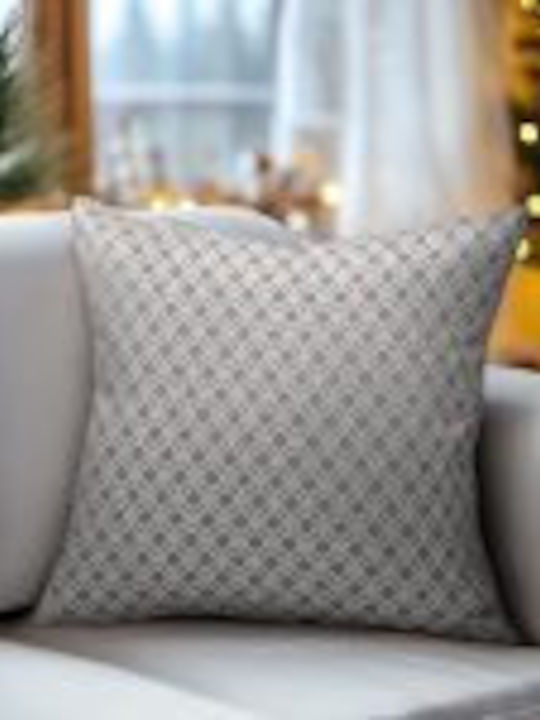 Beauty Home Christmas Decorative Pillowcase Gray 40x40pcs