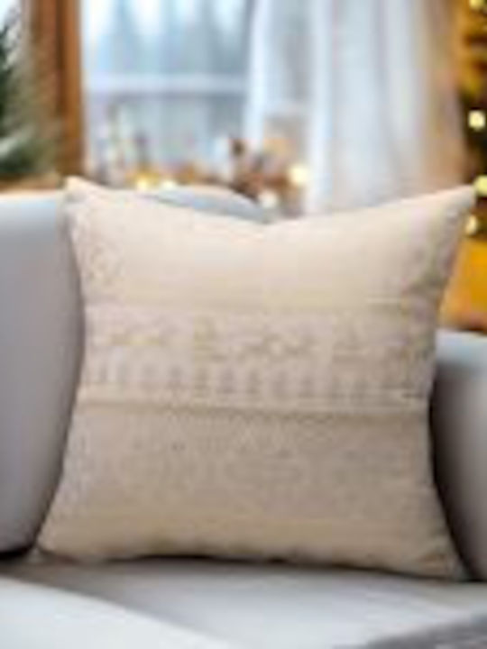 Beauty Home Christmas Decorative Pillowcase Gold 45x45pcs