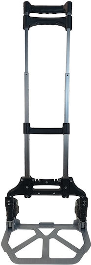 Uncle George Transport Trolley Foldable for Weight Load up to 75kg Black
