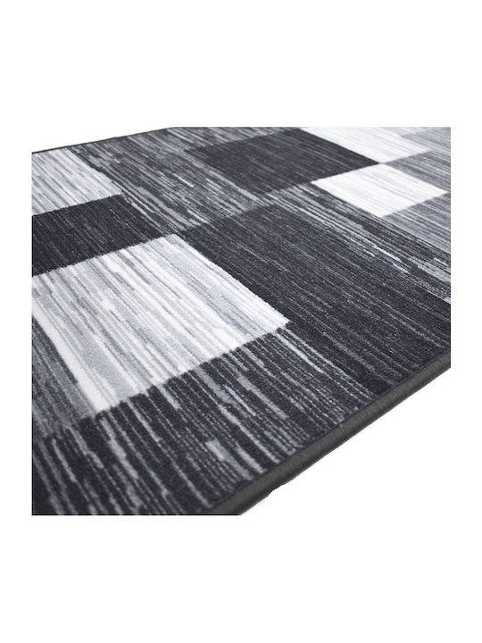 Sakalidis Luxe 2191-6 Non-slip Rectangular Gray Living Room Rug by the Meter