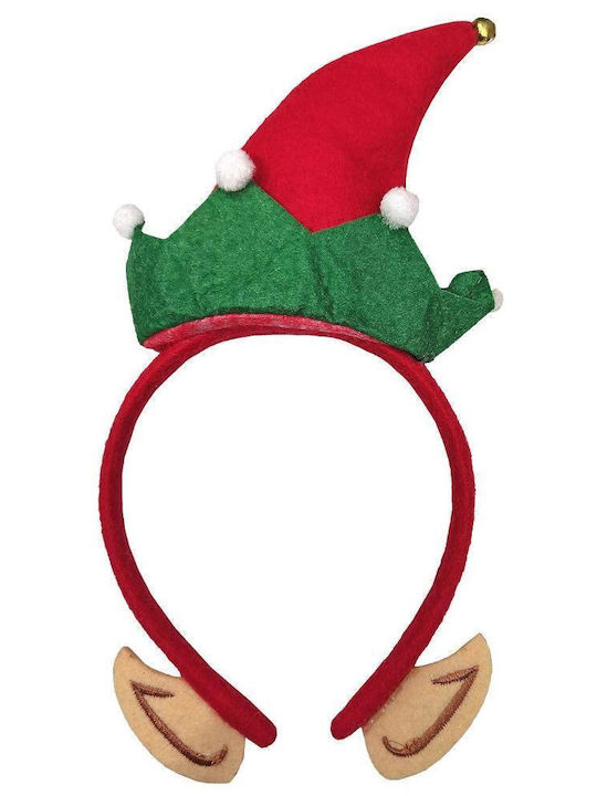 Weihnachts-Stirnband mit Muster Elfen