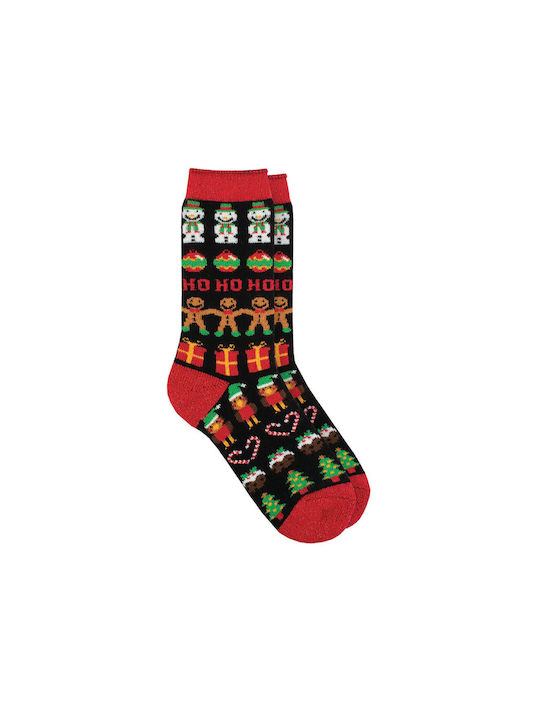Heat Holders Дамски Коледни Чорапи Black 1Пакет