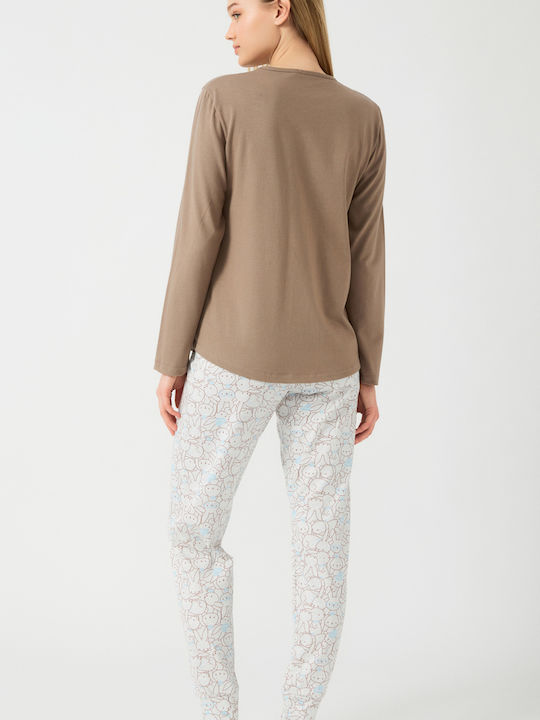 Minerva Winter Women's Pyjama Set BENZ SCURO Bunny