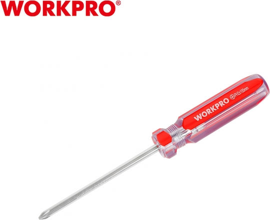 WorkPro Κατσαβίδι Σταυρός με Μέγεθος Μύτης PH0