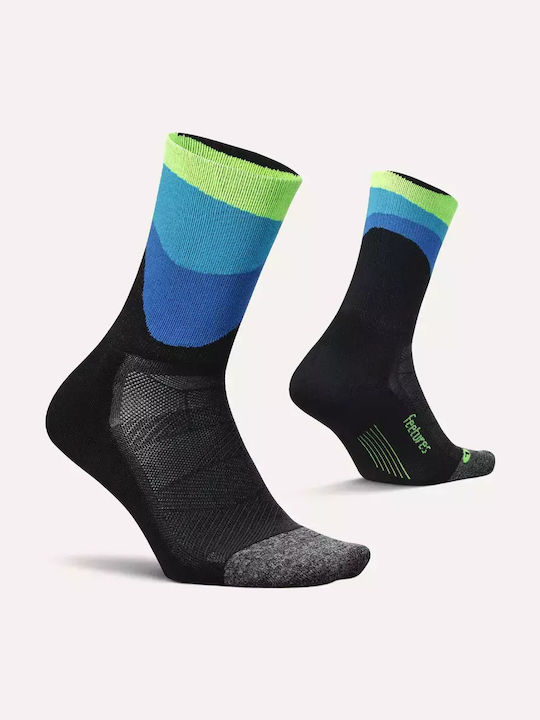 Feetures Elite Light Cushion Mini Αθλητικές Κάλτσες Μαύρες 1 Ζεύγος