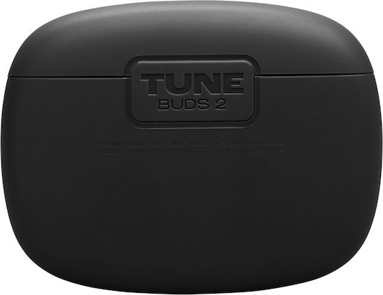 JBL Tune Buds 2 Bluetooth Handsfree Ακουστικά με Αντοχή στον Ιδρώτα και Θήκη Φόρτισης Μαύρα