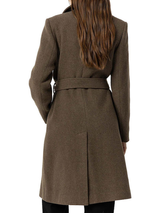 Tiffosi Women's Coat with Buttons olive oil