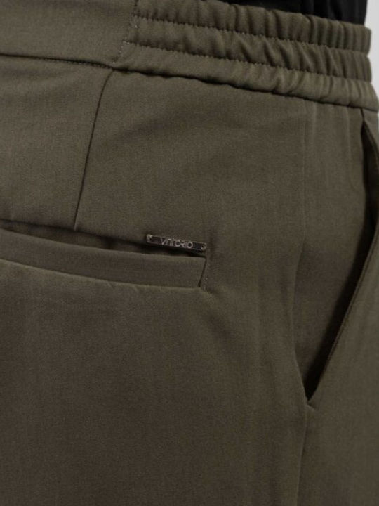 Hose Elastisch Olive