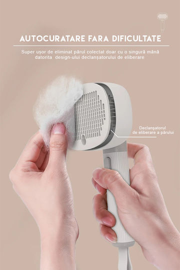 Electric Pet Grooming Brush Mdro Massage Function Negative Ion Sterilization Wood Lamp Pointer Playtime Usb Charging