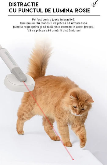 Electric Pet Grooming Brush Mdro Massage Function Negative Ion Sterilization Wood Lamp Pointer Playtime Usb Charging