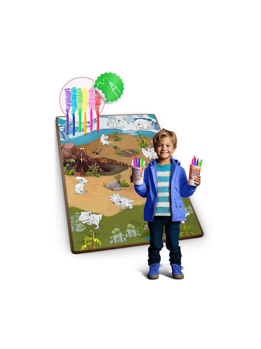 Ricokids Rk-344 Rollable Coloring Mat 120 X 90 X 0.3 Cm