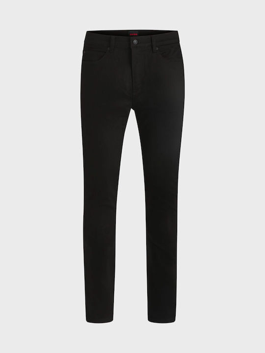 708 Men's Elastic Jeans Pants with Slim Fit Black