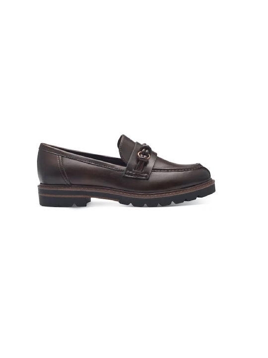 Marco Tozzi Women's Loafers in Brown Color