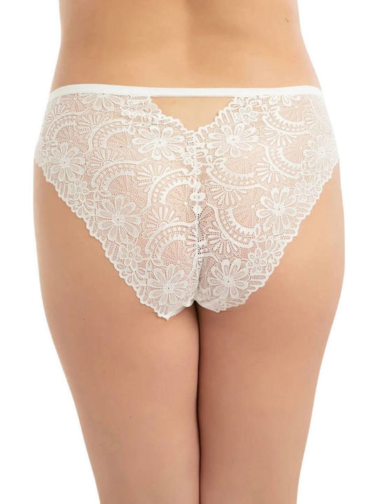 Damen Slip Ecru
