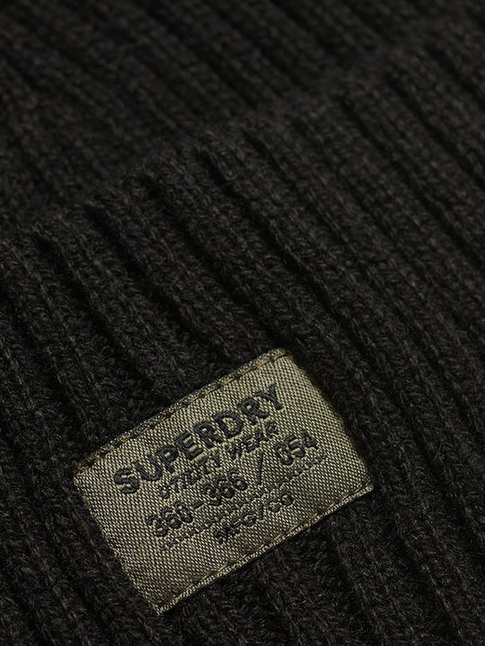 Superdry Beanie Feminin Căciulă Tricotat în culoarea Albastru marin