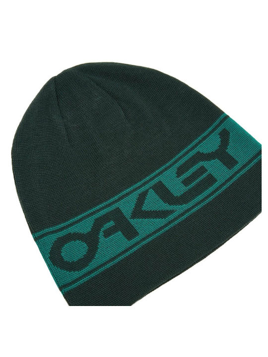 Tnp Beanie Unisex Reversible Σκούφος Πλεκτός σε Πράσινο χρώμα